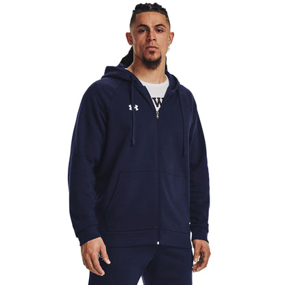 UA Rival Fleece FZ Hoodie - navy